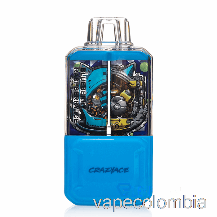 Kit Vape Completo Crazyace B15000 Desechable Arándano Frambuesa Hielo